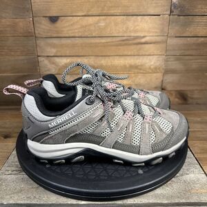 Merrell Womens Sz 5.5W Wide Alverstone 2 Waterproof Hiking Boots *NO INSOLES*